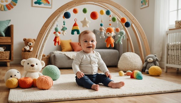 Les meilleurs jouets sensoriels pour favoriser l'éveil de votre bébé
